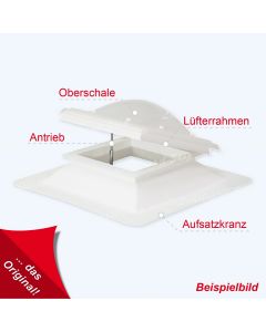 Treppenhaus RWA - Set + Lichtkuppel  120 X 120 cm 1,0m² Entrauchung