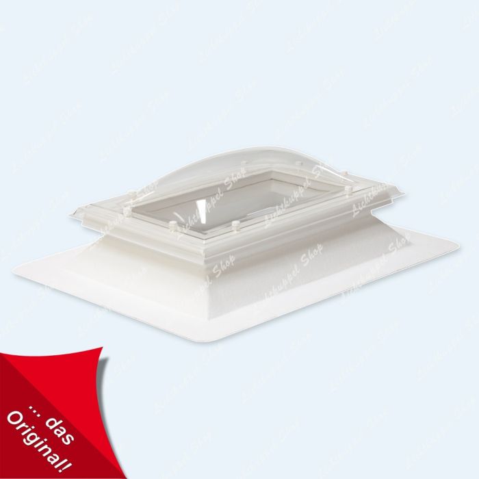 Lichtkuppel Oberschale 50x100 Cm (K-Maß 46x96) – 5-schalig, Polycarbonat, Hagelsicher